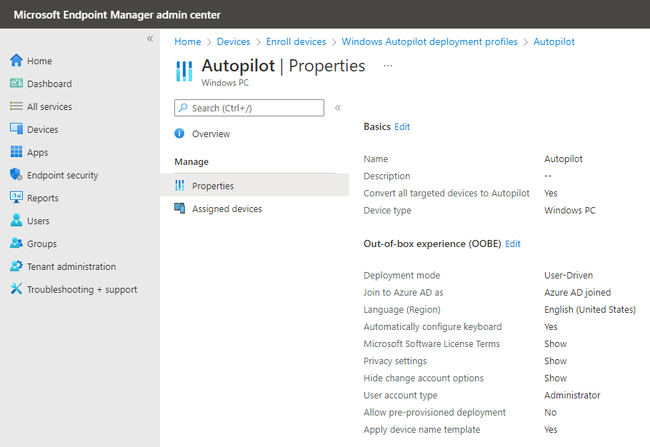 Manually Register Devices With Autopilot