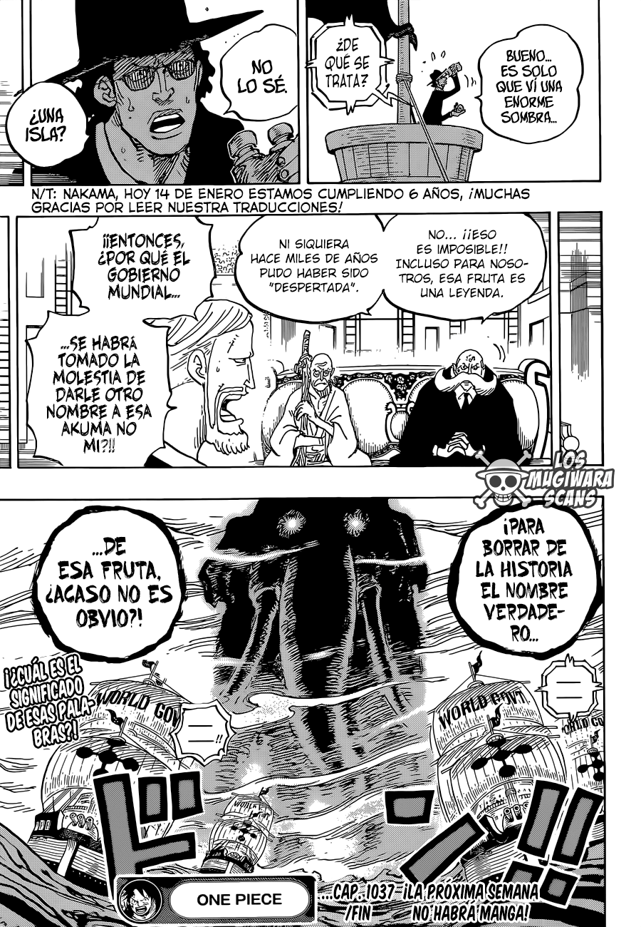 One Piece 1037 MANGA ESPAÑOL ONLINE