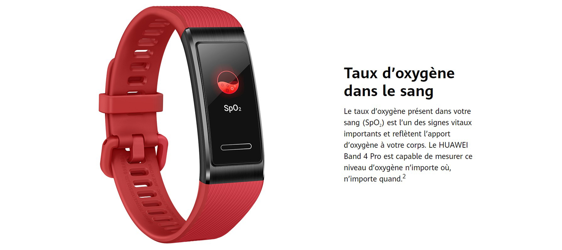 HUAWEI Band 4 Pro Noir Achat montre connectée pas cher, avis et