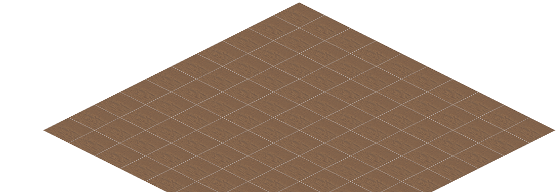 Seams between isometric tiles