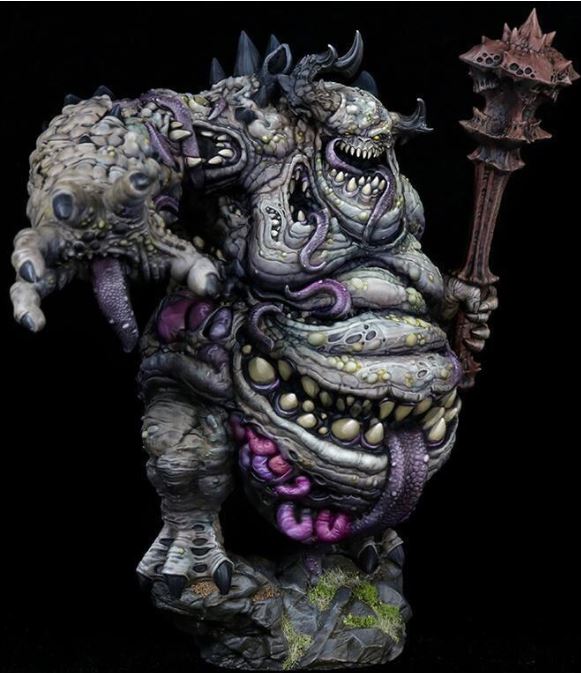 Vintage Fantasy Troll Oger Krieger 160 mm Scale Resin Figur eBay