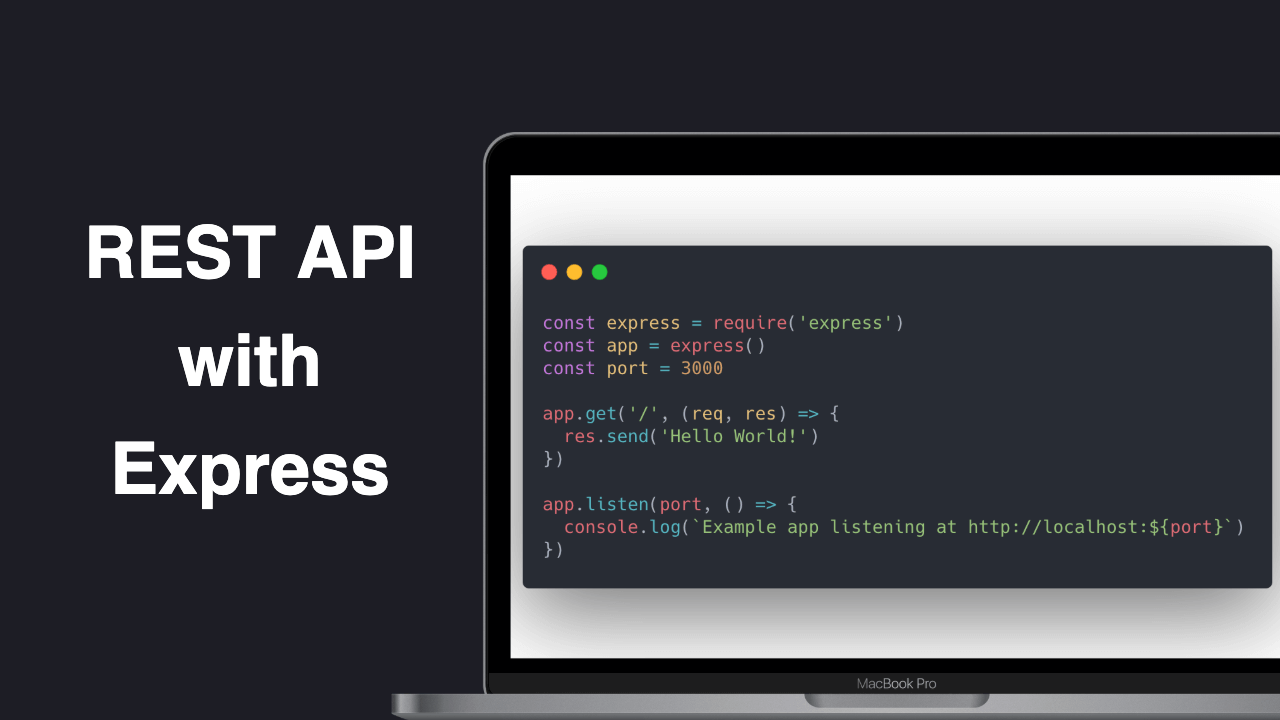 Build your first REST API with Express