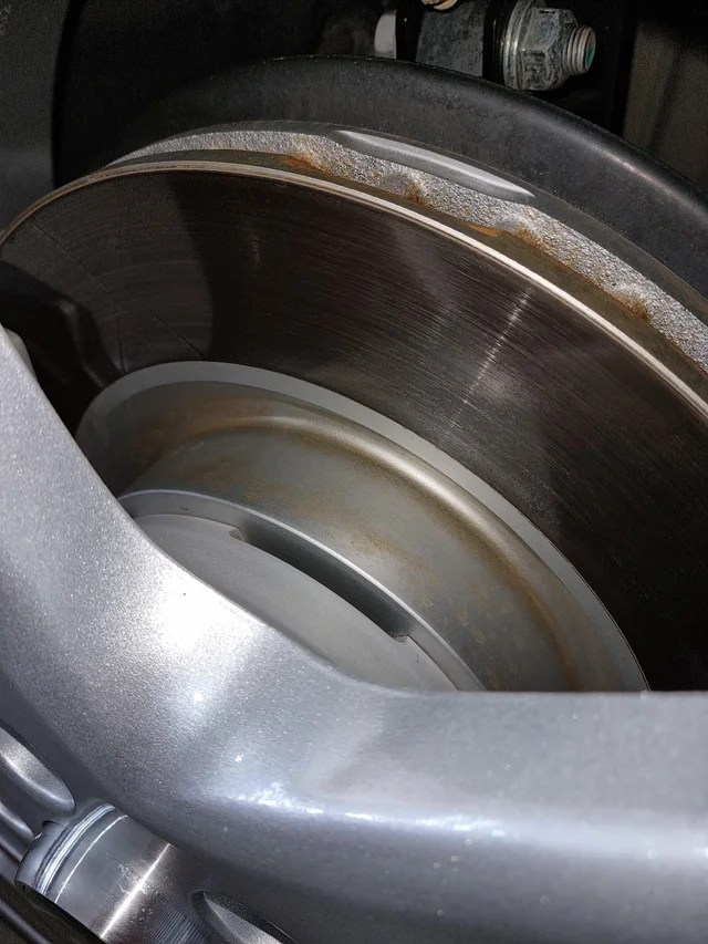 Rust on rotor hats Just Commodores