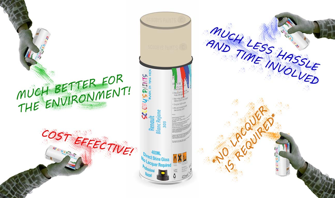 Renault Direct Gloss Aerosol Spray Paints! Auto Car Paint UK