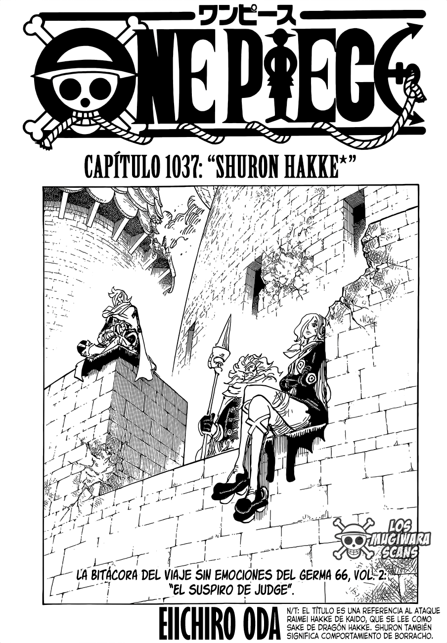 One Piece 1037 MANGA ESPAÑOL ONLINE