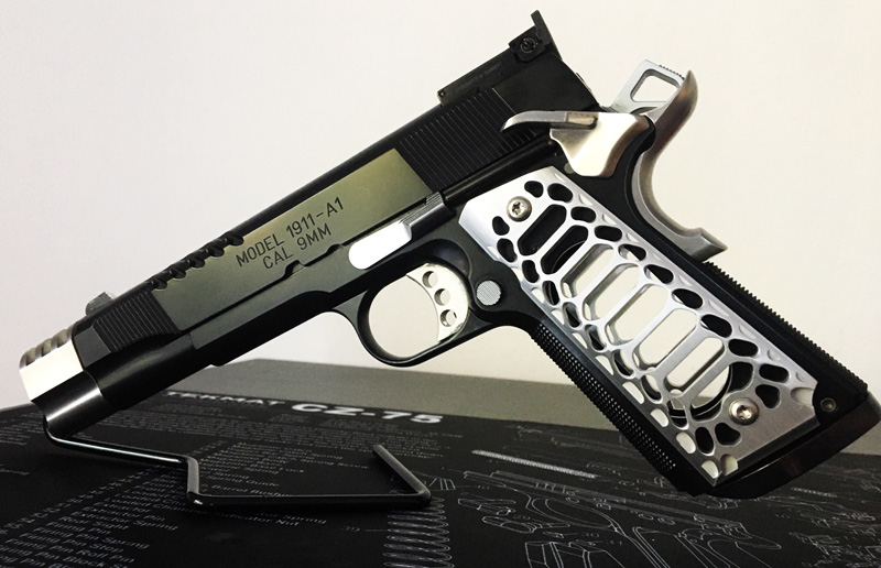 Before Springfield Loaded Stainless Target and AFTER pics... 1911