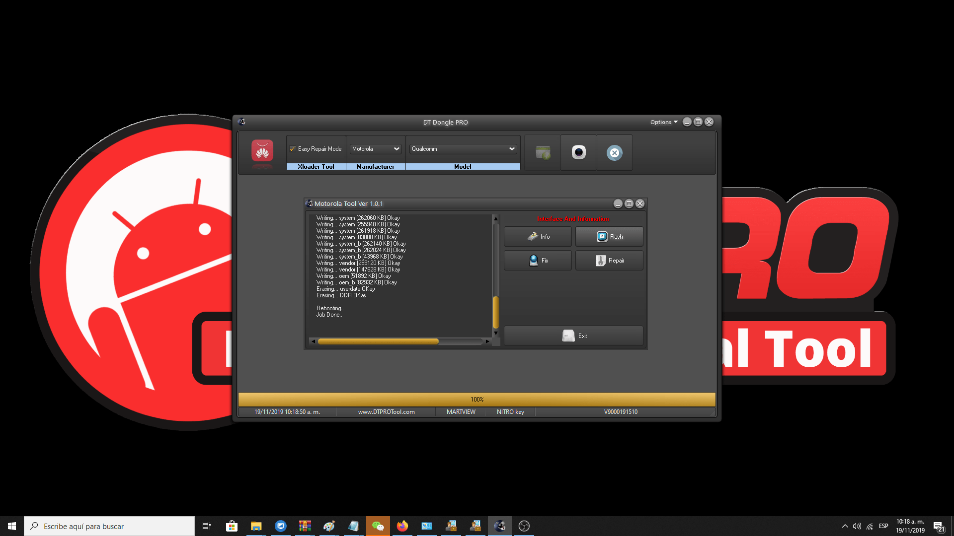 Solved Motorola G7 Power XT19552 Writing Firmware