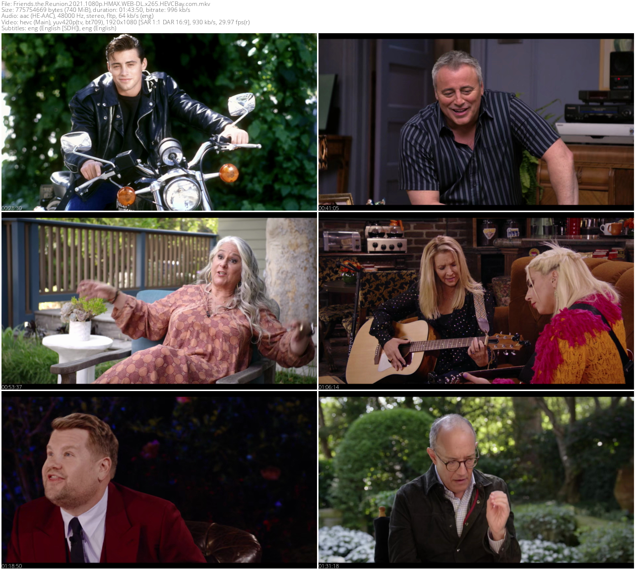 Download Friends.the.Reunion.2021.1080p.HMAX.WEBDL.x265.HEVCBay