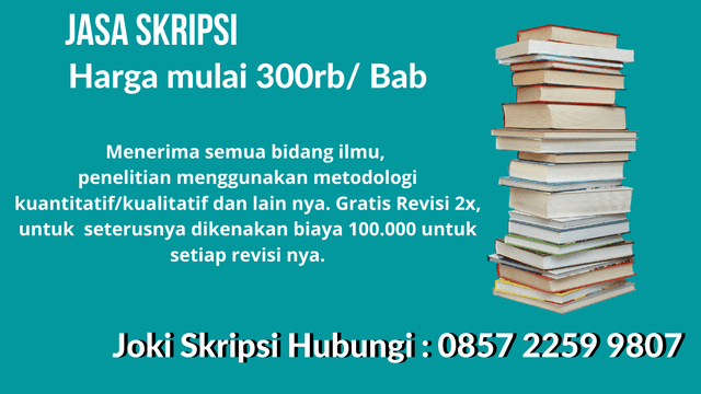 Jasa Skripsi Medan Wa 0857 2259 9807
