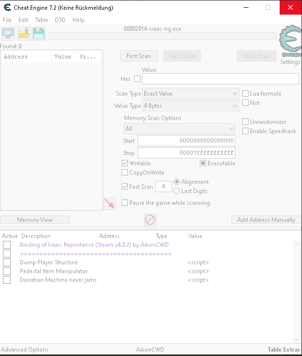 The binding of isaac antibirth cheat engine caqwespace