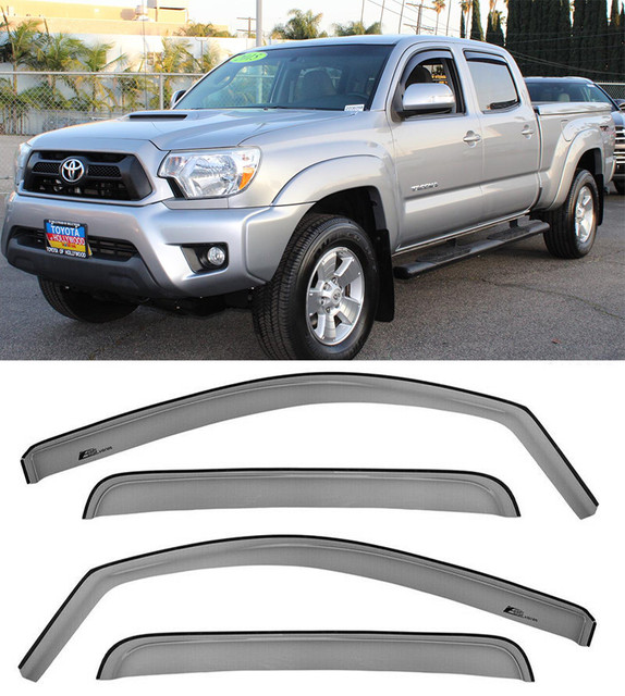 For 0515 Toyota Crew Cab Side Vents InChannel Visors Window