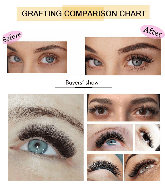 12 Pair CC Curl 0.03 Thickness 12mm Volume Eyelash Extension Handmade Lash False eBay