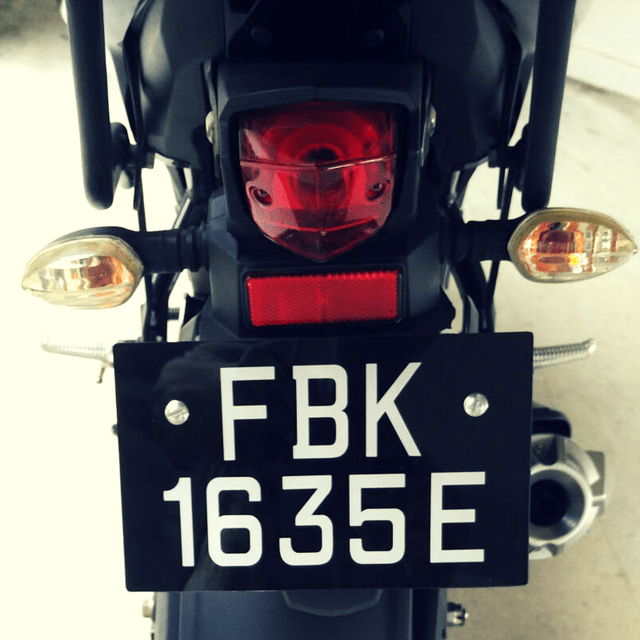 License Plate for Electric Bicycles / Motorcycles / Motorbikes www