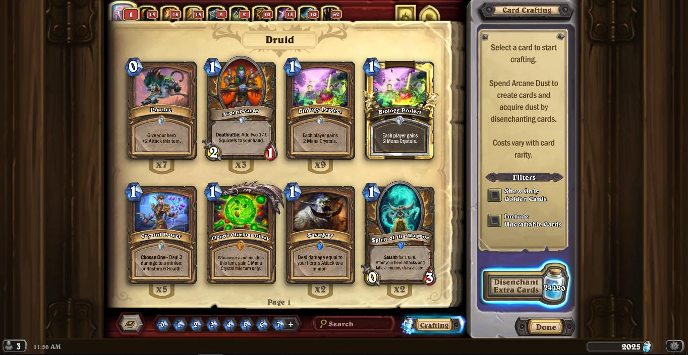 Sold Premium EU Hearthstone account. 130+ legendaries. 26k+ dust