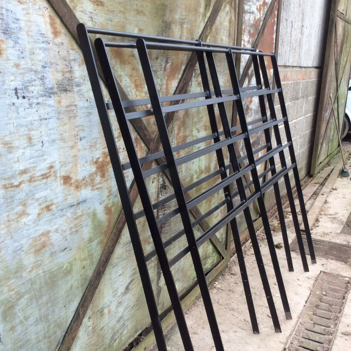 Estate Fence Panel Steel Durable Animal Control Wrought Iron Park
