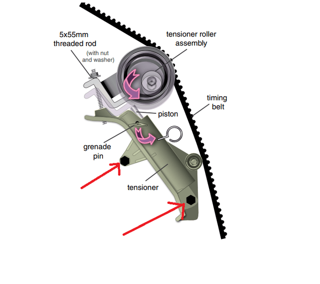 Timing Belt Tensioner Bolt