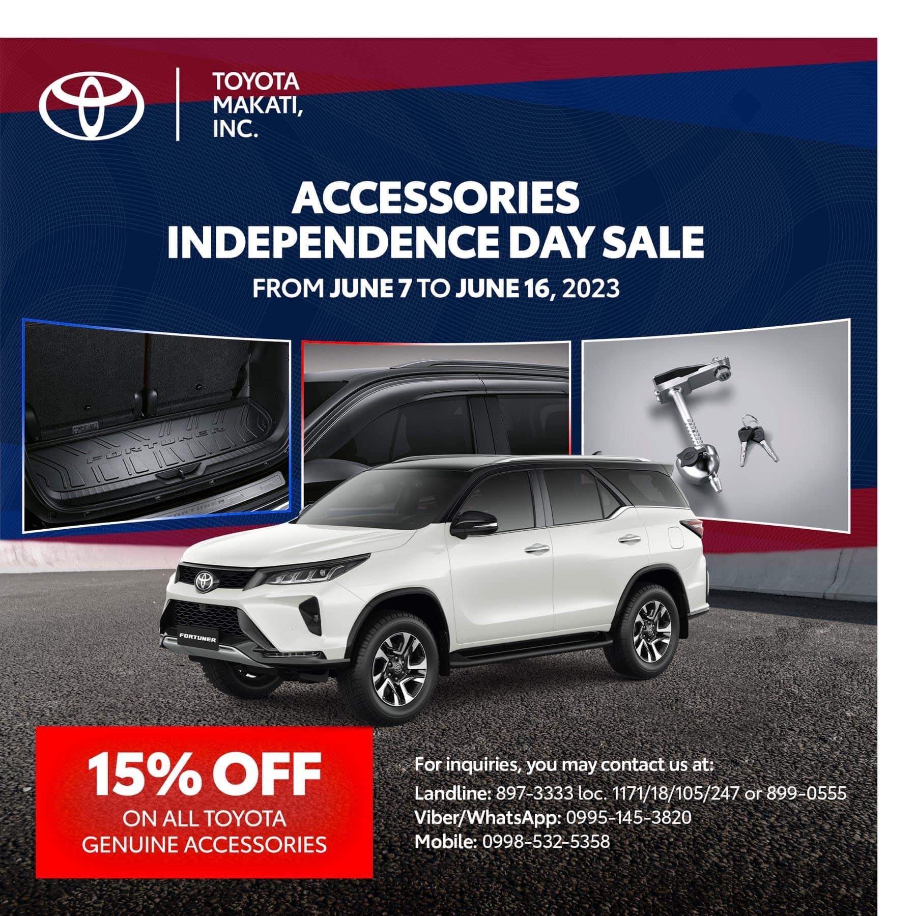 Parts and Accessories Toyota Makati Inc.