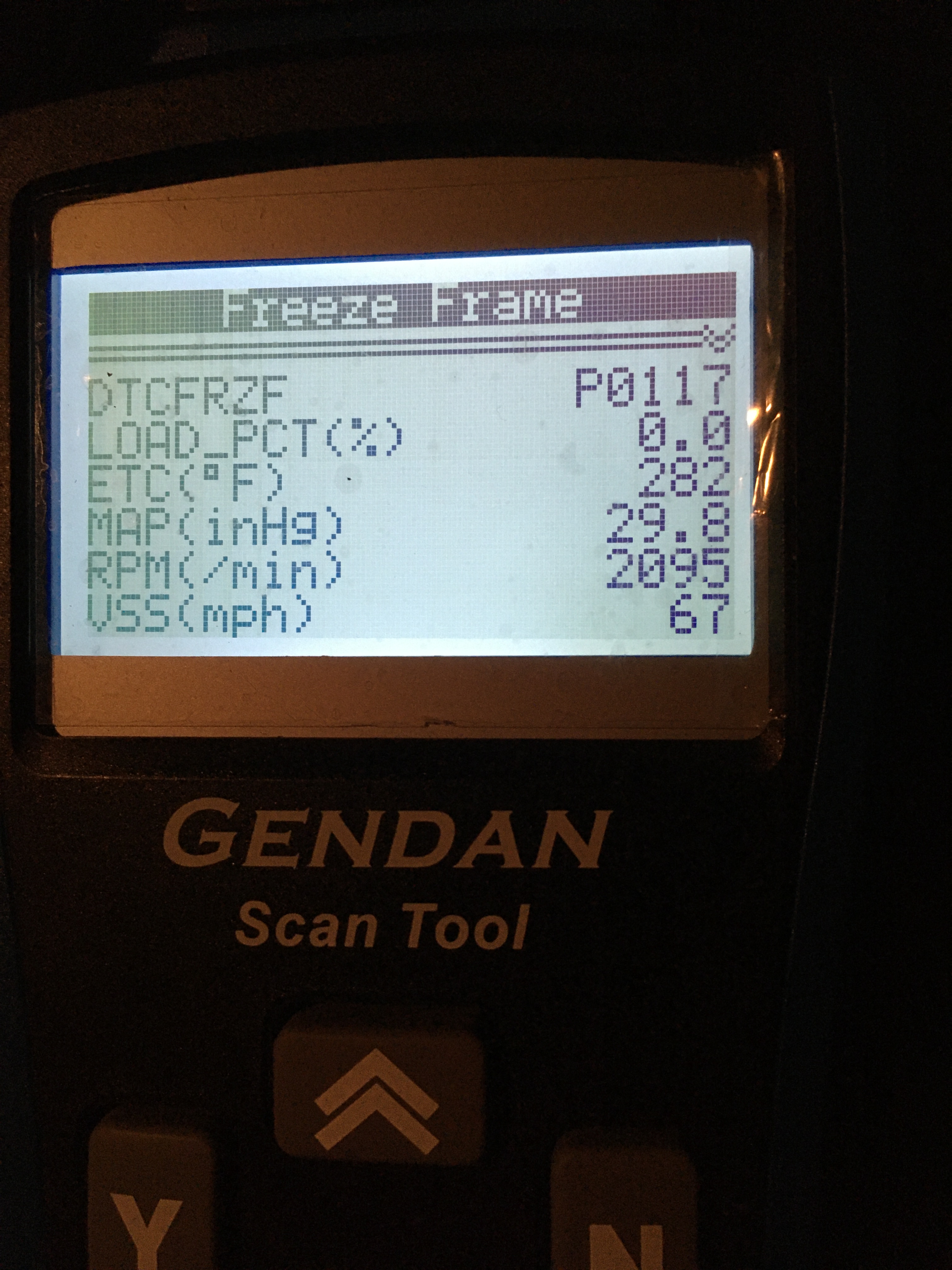 Coolant sensor issue Freeze Frame data pictures in thread TDI