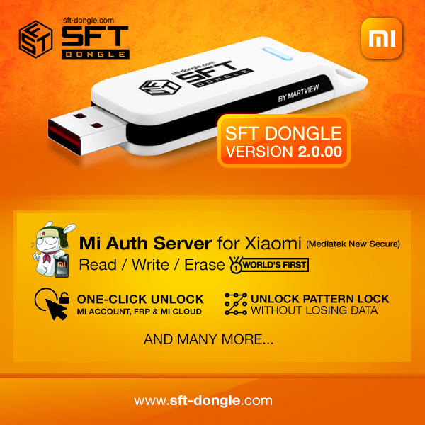 Latest Update SFT Dongle Version 2.0.00 (Release date