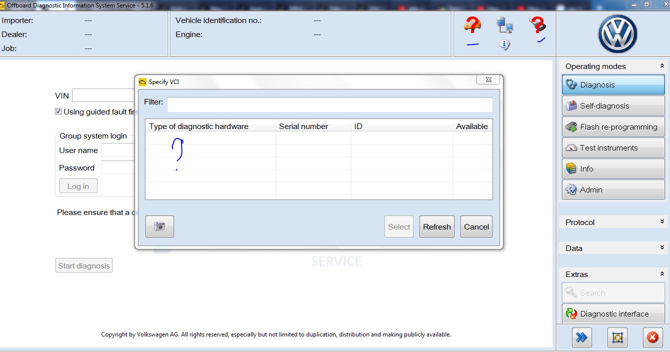Help with ODIS Service 5.1.6 MHH AUTO Page 1