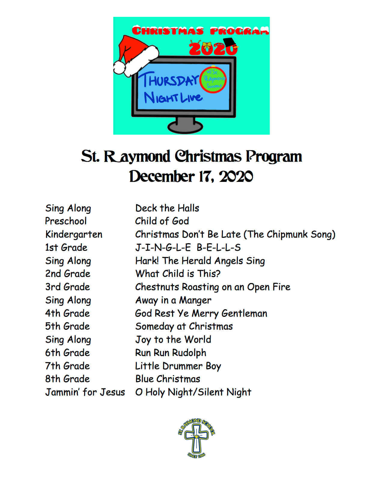 St Raymond'S School Calendar Meara