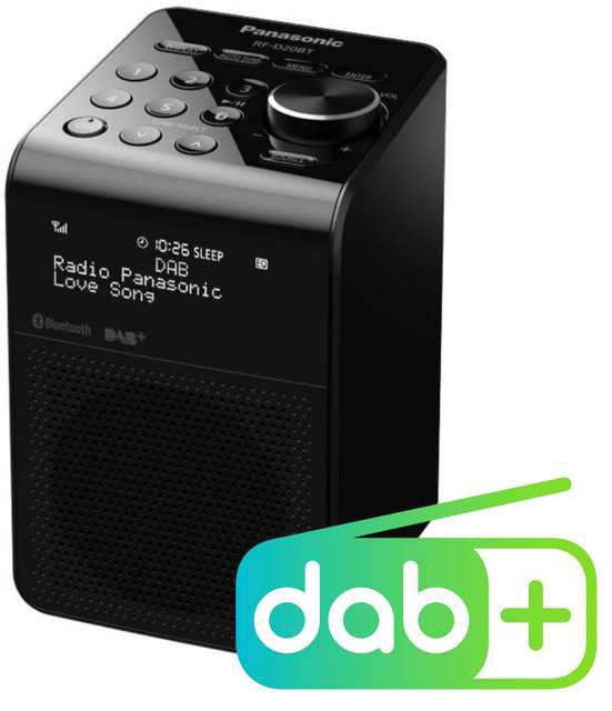 Panasonic RFD20 Spritzwassergeschützt Bad Badezimmer Radio Bluetooth