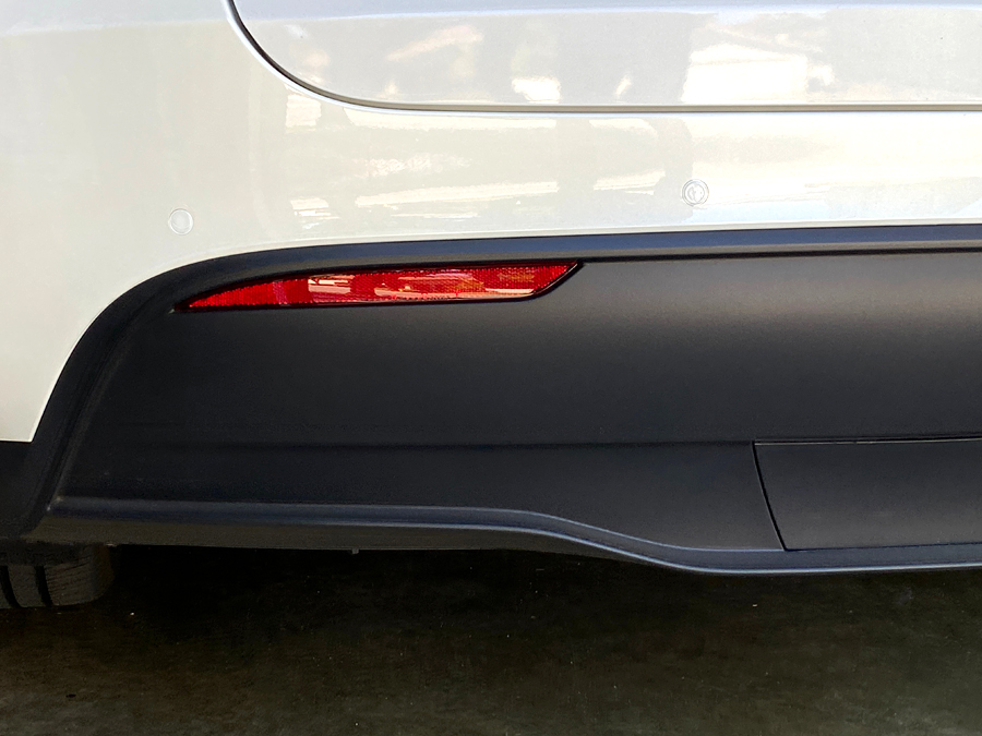 Rear Bumper Reflectors Wrapped Tesla Motors Club
