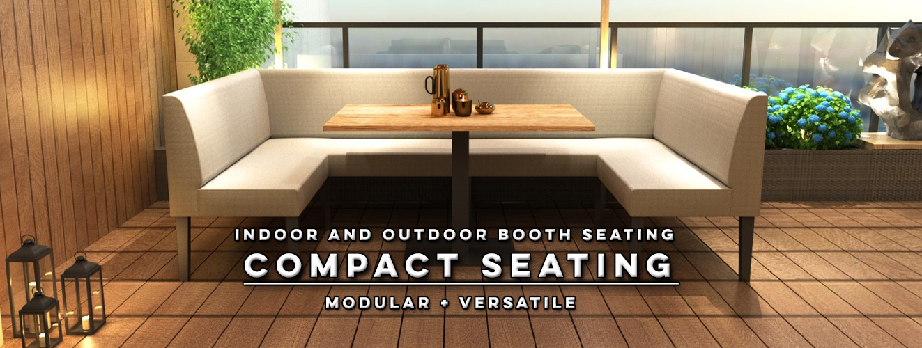 Upholstered Restaurant Booths, Fixed, Bench Bar Seating Banquette