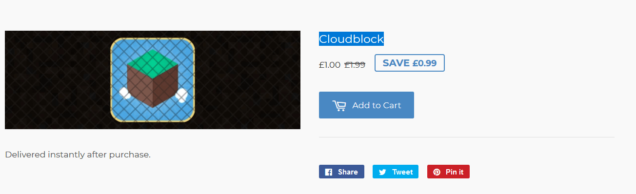 Logo Cloudblock 64x64 minecraft server logo/icon // [HQFILE] // Was 2, Now on NulledBuilds