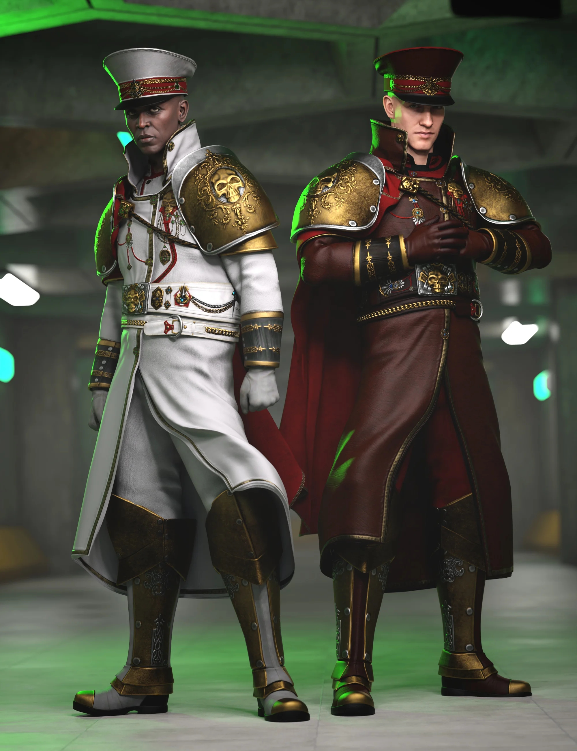 dForce Imperial Commander Outfit Texture Add-Onnew 