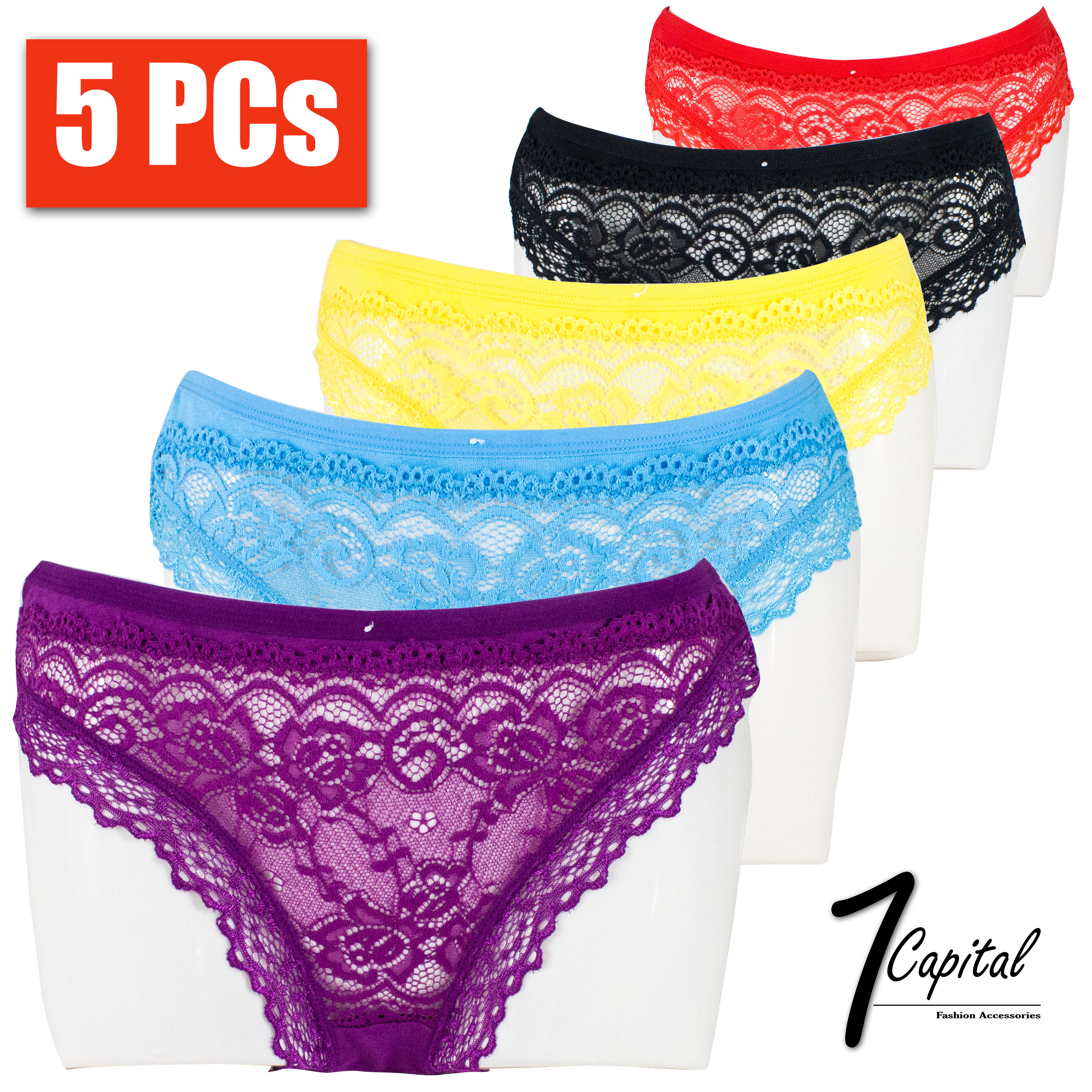Women's Clothing Women Ladies Floral Lace Bikini Panty Panties Bikini