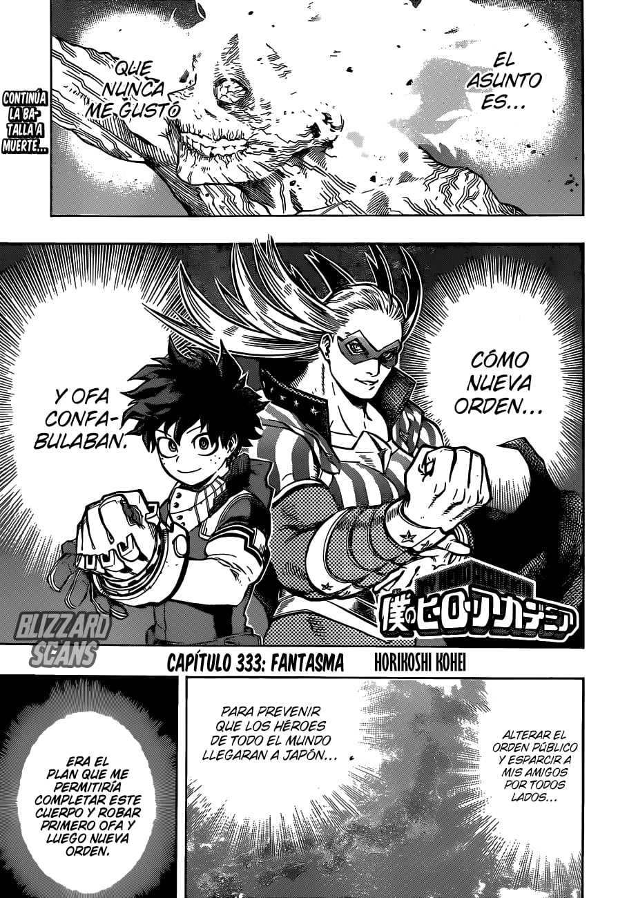 🥇 BOKU NO HERO ACADEMIA 333 Español【Manga Online】🥇