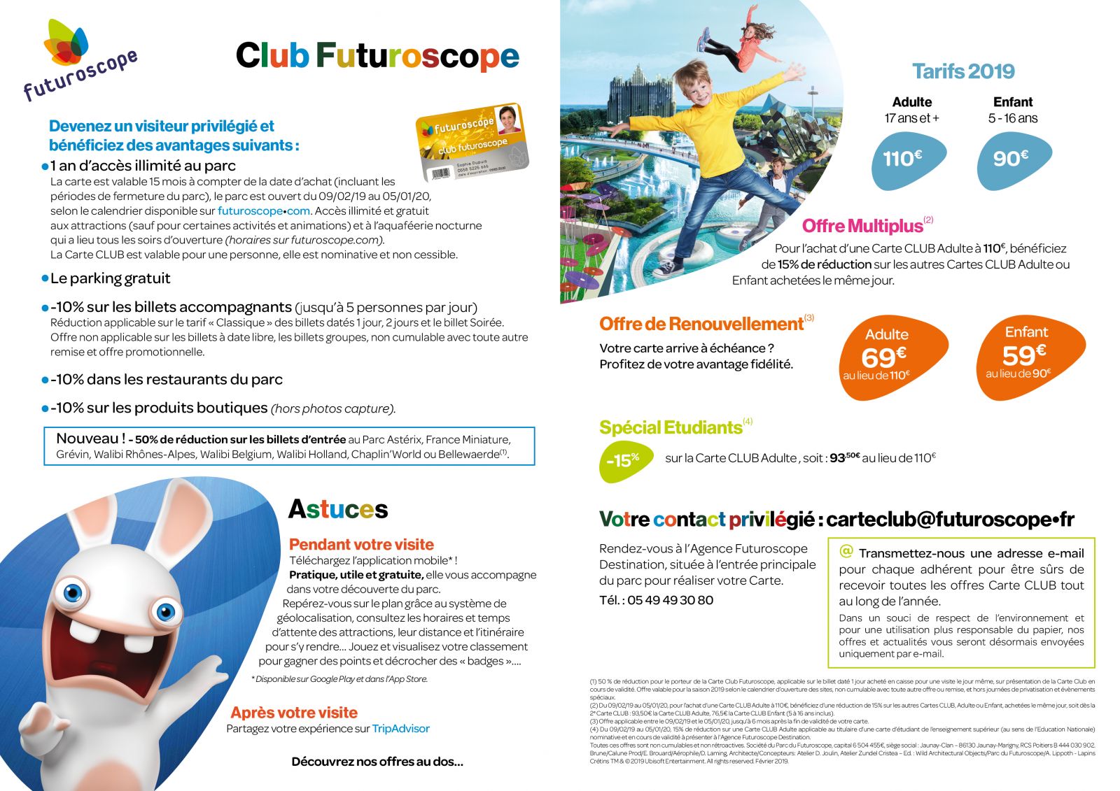 Les Avantages De Carte Avis Club Carte Club Futuroscope (pass annuel) Page 22