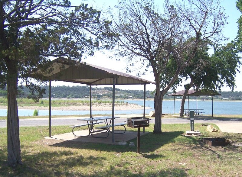 Possum Kingdom State Park Lakeview Campground RV and tents, Texas