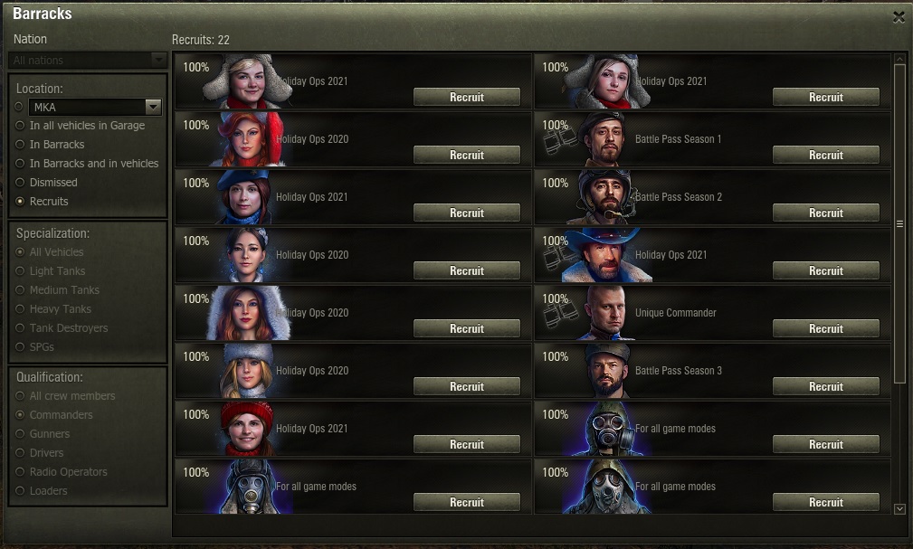 World Of Tanks Female Crew Members Christmas Crew 2.0 What will happen to full female crews? Gameplay World of