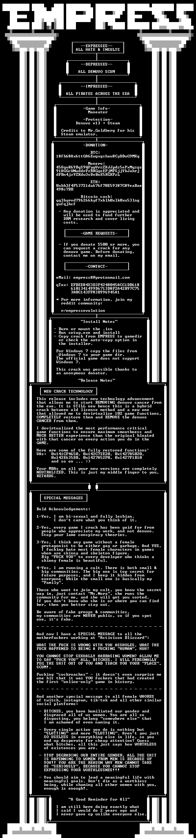 ManeaterEMPRESS torrent download