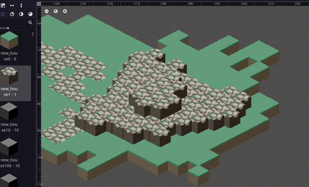 what is the best way to create isometric 2d depth(z axis)? Godot