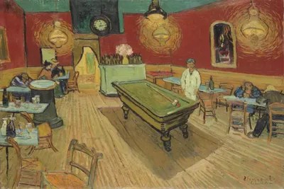 The Night Café, 1888 Canvas Wall Art by Vincent van Gogh iCanvas