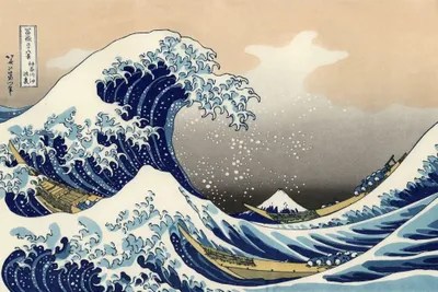The Great Wave at Kanagawa, 1829 Canvas Artwork Katsushika Hokusai
