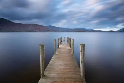 Derwentwater Jetty Canvas Wall Art by Adam Burton iCanvas
