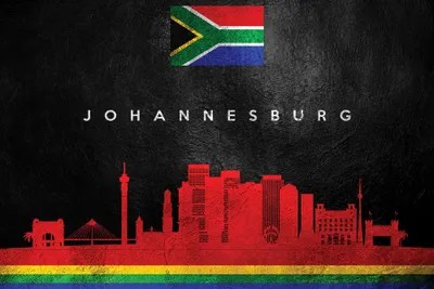 Johannesburg South Africa Skyline Canvas Artwork Adrian Baldovino