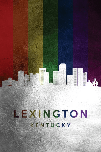 Lexington Kentucky Spectrum Skyli Canvas Wall Art Adrian Baldovino
