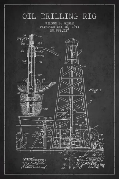 Oil Derrick Art