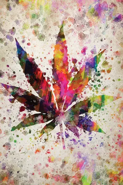Marijuana Canvas Art Print by Aged Pixel iCanvas