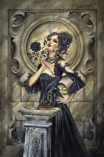 Black Rose Canvas Wall Art by Alchemy England iCanvas