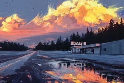 Horizon Canvas Wall Art by Alena Aenami iCanvas