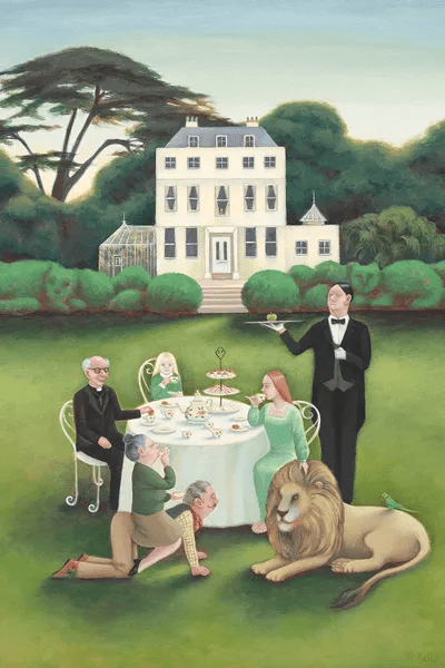 Afternoon Tea Canvas Art by Kelly iCanvas