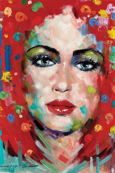 Confetti Girl II Art Print by E.A. Orme iCanvas