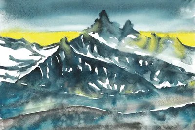 Sunset In The Blue Mountains Canvas Art by Ana Ozz iCanvas