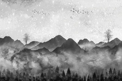 Misty Forest Canvas Print by Artsy Bessy iCanvas